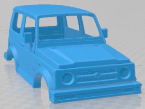 Suzuki Samurai 1996 Printable Body Car 3D Print Model
