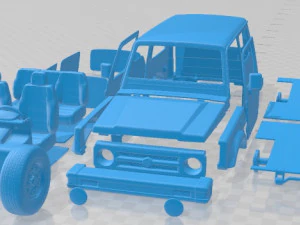 Suzuki Samurai 1996 Druckbares Auto 3D Druckmodell