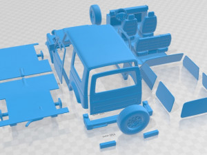 Suzuki Samurai 1996 Printable Car Modello di stampa 3D