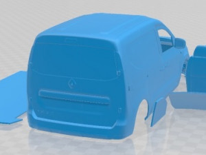 Renault Express 2021 Printable Van Modelo de impresión 3D