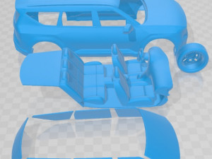 KIA EV9 2023 Printable Car Modello di stampa 3D