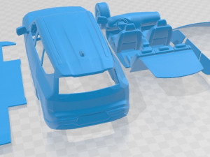 KIA EV9 2023 Printable Car Modello di stampa 3D