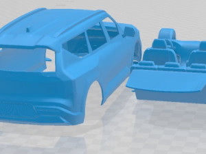 KIA EV9 2023 Printable Car Modello di stampa 3D