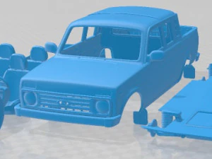 VAZ Lada Niva 4x4 2329 Pickup 2015 Printable Car 3D Print Model