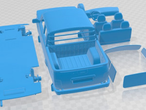 VAZ Lada Niva 4x4 2329 Pickup 2015 Printable Car Modello di stampa 3D