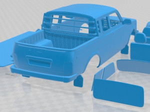 VAZ Lada Niva 4x4 2329 Pickup 2015 Printable Car Modello di stampa 3D