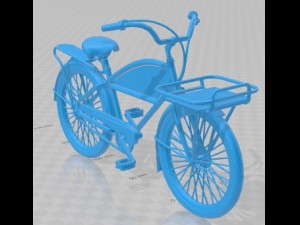 Bike Electra Printable Bicycle 3D Print Model