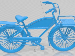 Bike Electra Printable Bicycle 3D Print Model