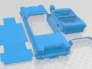 Pontiac Bonneville 1958 Printable Car Modelo de impresión 3D