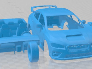 Subaru Impresa WRX STI 2015 Printable Car 3D Print Model