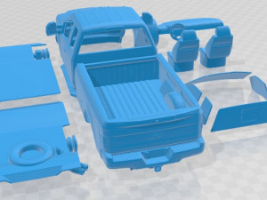F 250 Super Duty Super Cab XLT 2015 Printable Car 3D Принт Модель