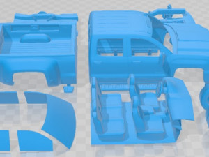 GMC Sierra HD 2015 Printable Car 3D प्रिंट मॉडल