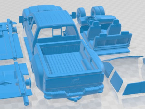 GMC Sierra HD 2015 Printable Car 3D प्रिंट मॉडल