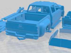 GMC Sierra HD 2015 Printable Car 3D प्रिंट मॉडल