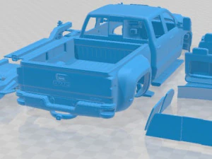 GMC Sierra HD 2015 Printable Car 3D Print Model