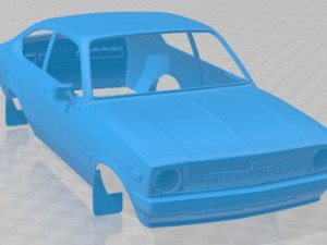 Holden Gemini Coupe SL 1980 Printable Body Car Modèles 3D en vedette