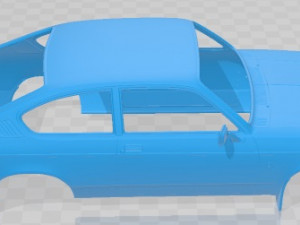 Holden Gemini Coupe SL 1980 Printable Body Car Modèles 3D en vedette