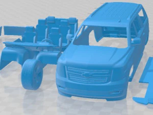 Chevrolet Suburban 2015 Printable Car 3D Print Model