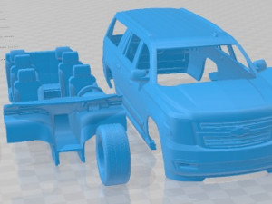 Chevrolet Suburban 2015 Printable Car 3D Print Model