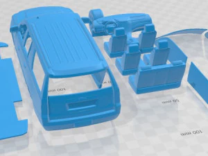 Chevrolet Suburban 2015 Printable Car 3D Print Model