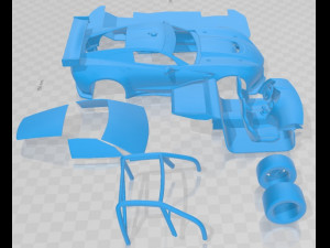 Chevrolet Corvette C7R 2015 Printable Car 3D-printmodel