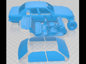 Holden Commodore VC 1980 Printable Car 3D Print Model