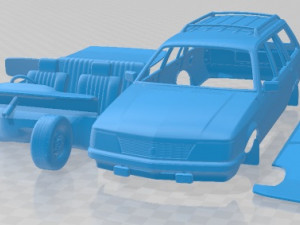 Holden Commodore Wagon 1981 Printable Car Modelo de impresión 3D