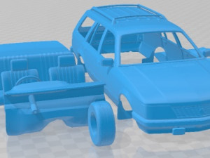 Holden Commodore Wagon 1981 Printable Car 3D Print Model