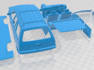 Holden Commodore Wagon 1981 Printable Car 3D Print Model