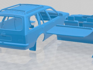 Holden Commodore Wagon 1981 Printable Car 3D Print Model