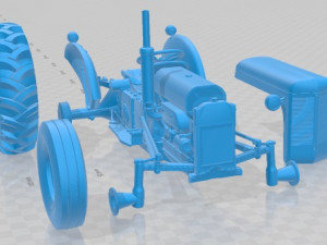 Massey Ferguson TEA 20 Printable Tractor 3D Baskı Modeli