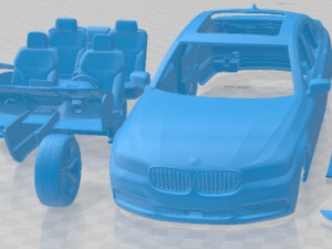7 Series G12 LE 2015 Printable Car 3D Print Model
