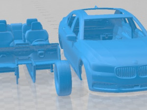 7 Series G12 LE 2015 Printable Car 3D Print Model