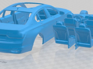 7 Series G12 LE 2015 Printable Car 3D Print Model
