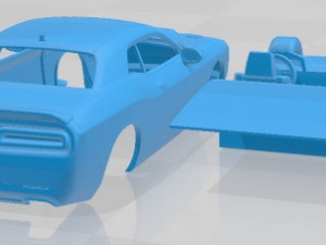 Dodge Challenger SRT Hellcat Supercharged LC 2015 Printable Car 3D Принт Модель