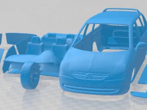 Citroen C8 2002 Printable Car 3D Print Model