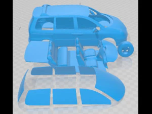 Citroen C8 2002 Printable Car 3D Print Model
