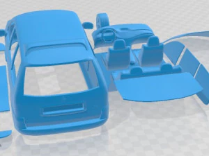 Citroen C8 2002 Printable Car 3D Print Model