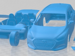 Hyundai i40 Wagon 2015 Printable Car 3D Print Model