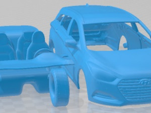 Hyundai i40 Wagon 2015 Printable Car 3D-Druckmodell