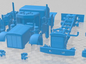 Peterbilt 353 Western Live 1973 Printable Truck 3D Baskı Modeli