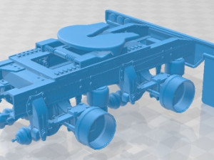Peterbilt 353 Western Live 1973 Printable Truck 3D Print Model