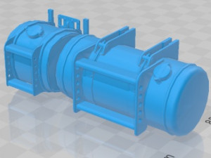 Peterbilt 353 Western Live 1973 Printable Truck 3D Print Model