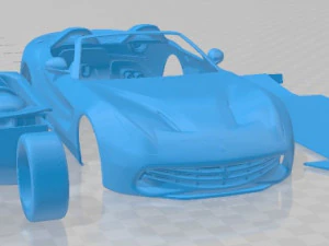 Ferrari F60 America 2015 Printable Car 3D Print Model