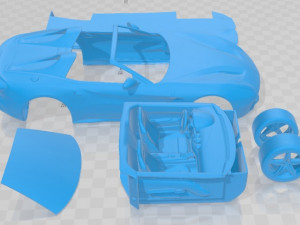 Ferrari F60 America 2015 Printable Car 3D Baskı Modeli