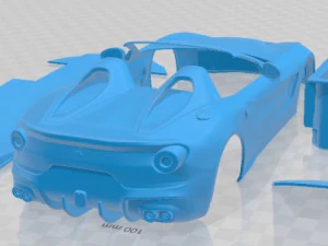 Ferrari F60 America 2015 Printable Car 3D Print Model