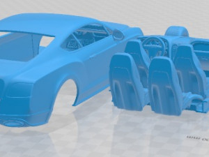 Bentley Continental GT Speed 2015 Printable Car 3D-Druckmodell