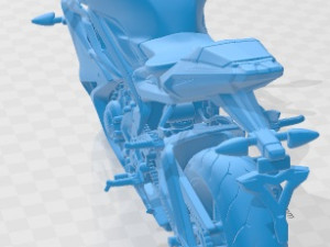 Triumph Daytona 675R 2015 Printable Motorbike 3Dプリントモデル