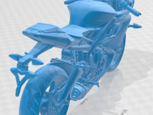 Triumph Daytona 675R 2015 Printable Motorbike 3Dプリントモデル