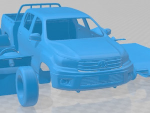 Toyota Hilux Double Cab Hi Rider 2015 Printable Car 3D 프린트 모델